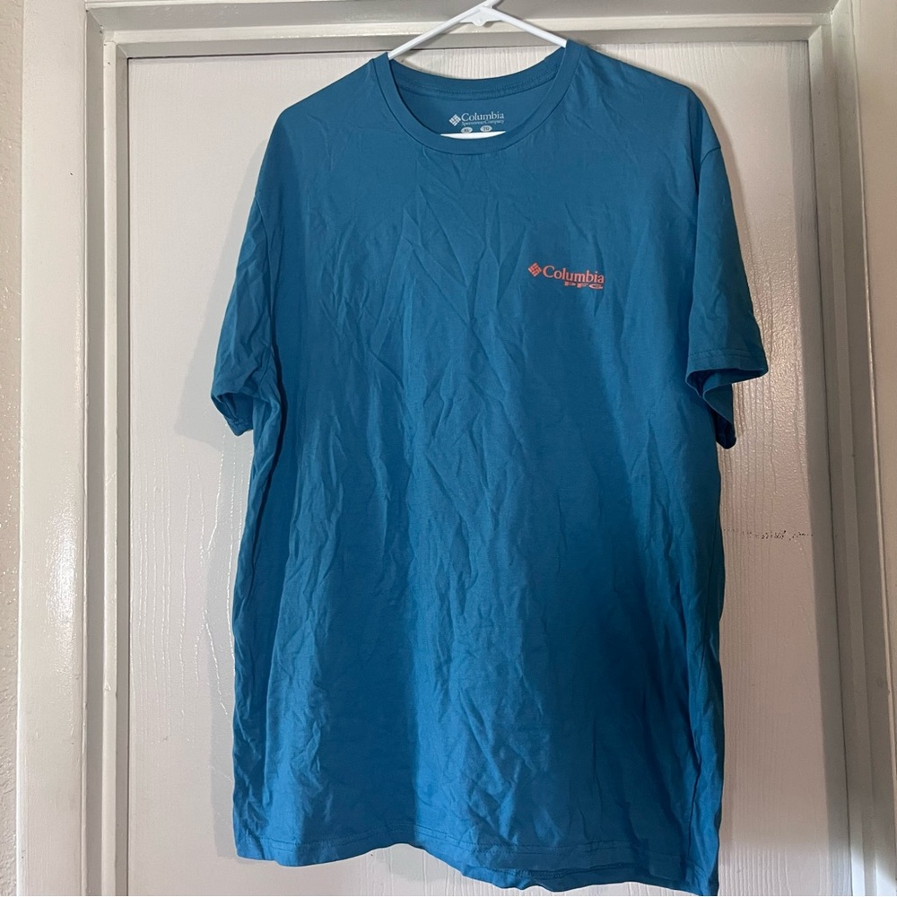 Columbia Men's Teal Short Sleeve Tee
